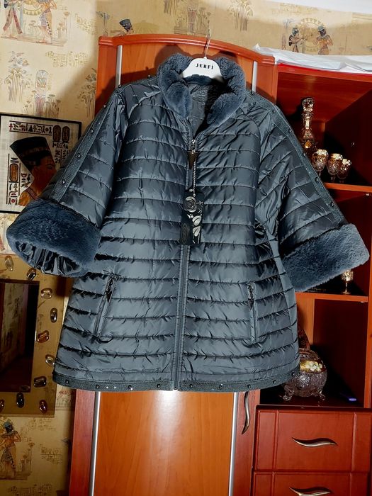 Батал !Eze ,Ау-sel .Автоледи ,модная тёплая куртка .Холлофайбер, камни