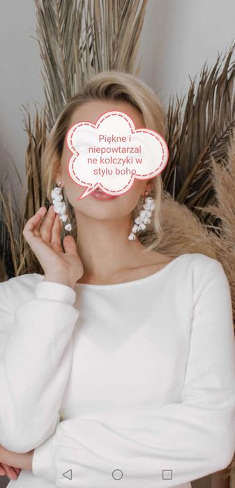 Biżuteria, kolczyki ślubne