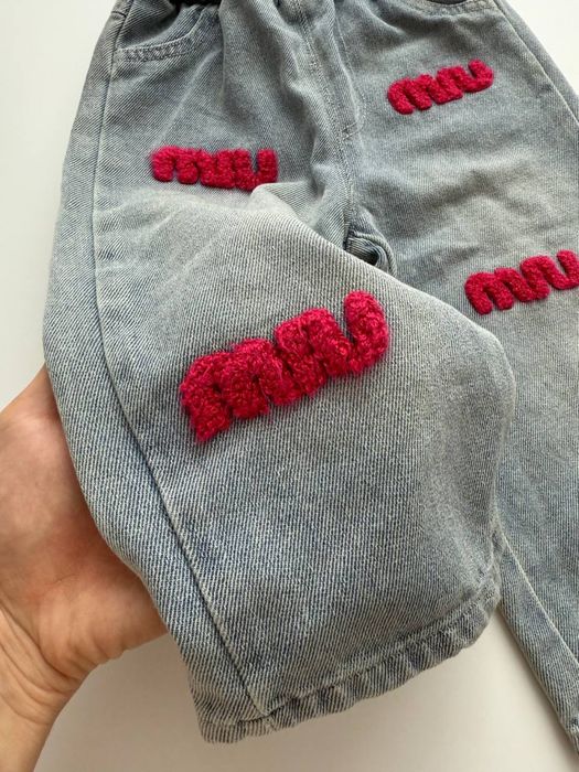 Джинси для дівчинки miu miu