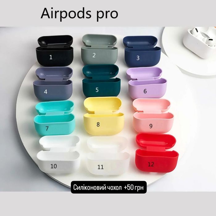 Навушники AirPods Pro 2 Топовий Звук. Активне Шумозаглушення ANC
