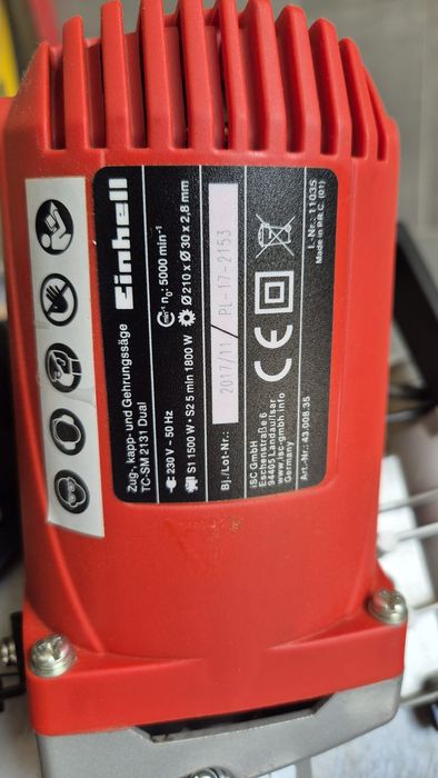 Einhell TC-SM 2131 Dual (4300835)- nowa pilarka ukośna z posuwem