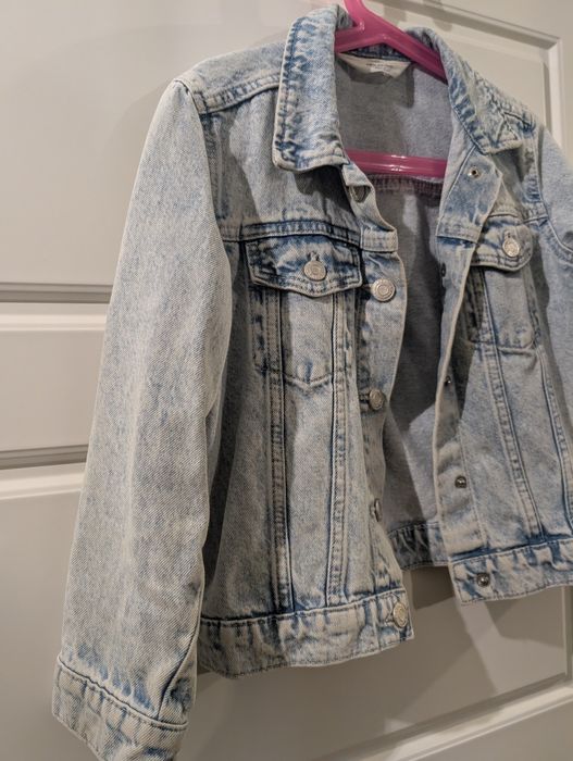 Kurtka jeansowa h&m rozmiar 122 idealna na jesień