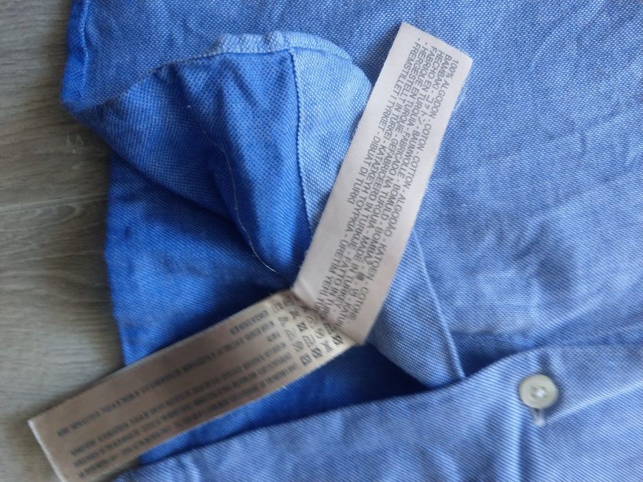 Niebieska koszula Massimo Dutti rozmiar 42 185/108