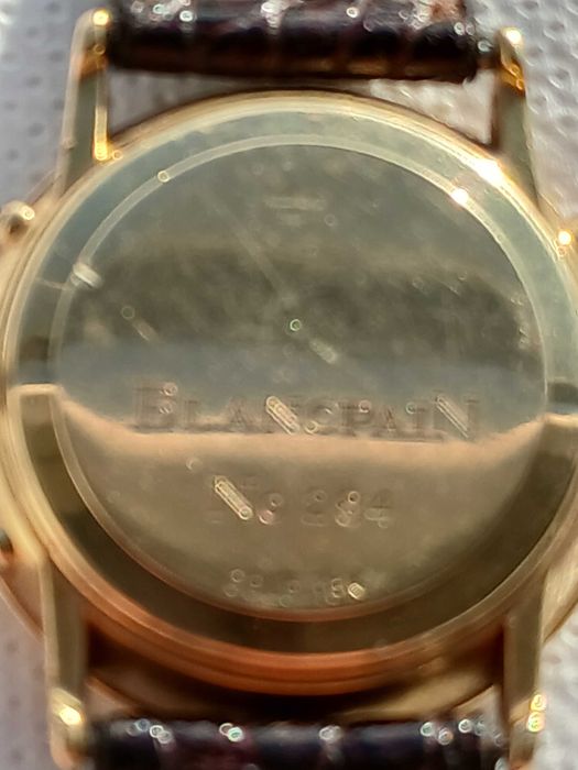 Relógio blancpain em ouro 18 k