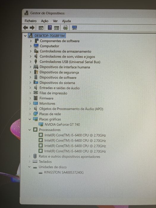 Computador Intel i5 16Gb SSD GT 740 OC