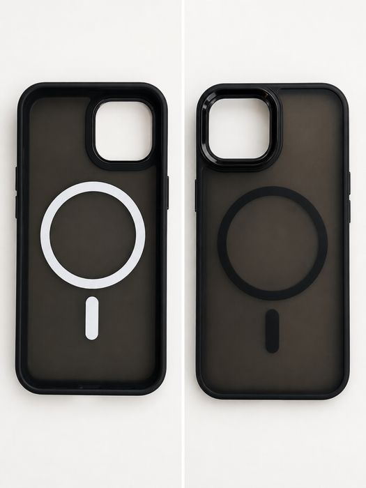 Capa MagSafe para iPhone 15 – Nova – Preta – Excelente Qualidade