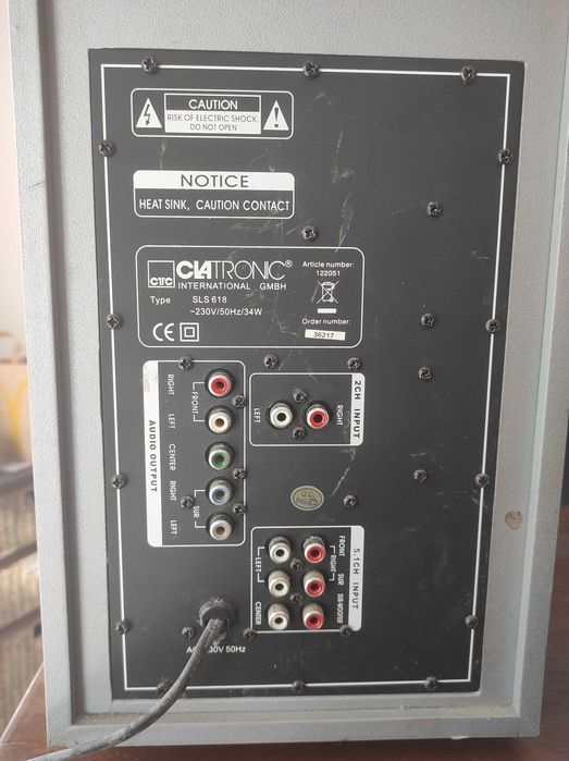 Sistema de som Clatronic SLS 618
