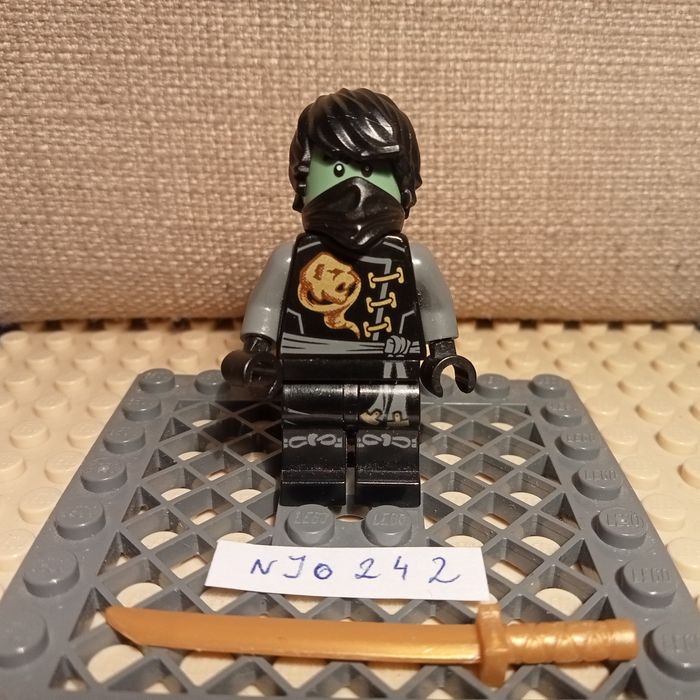NJO242 Cole Skybound Ghost Hair Lego Ninjago stan BDB + katana