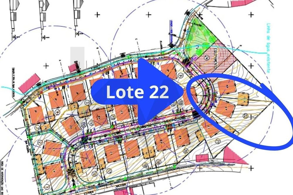 Lote de 1207 m2 com implantação de 225 m2 e ABC 295 m2 Romeira Santaré