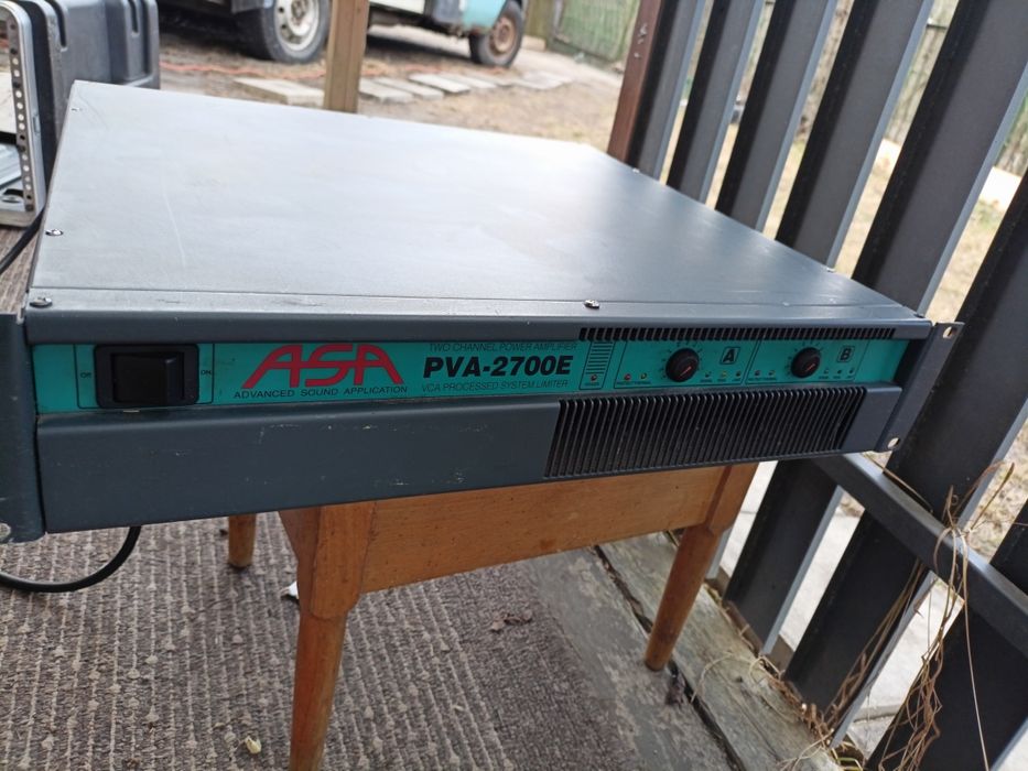 Końcówka mocy ASA PVA-2700E | 2x700W 4 Ohm | Made in Germany