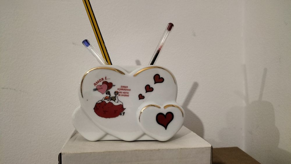 Porta lápis dos namorados