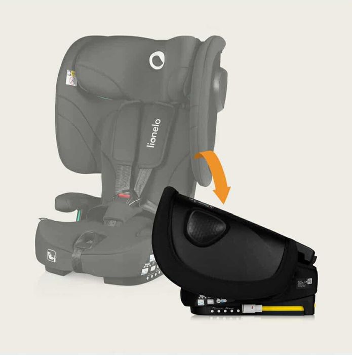 Fotelik samochodowy SKŁADANY ISOFIX 9-36kg SZEROKI Lionelo Nelly