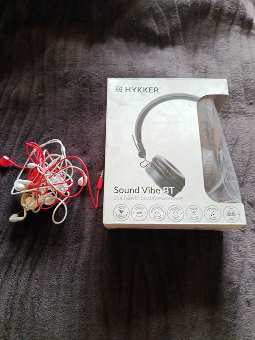 Słuchawki bezprzewodowe hykker nowe gratis