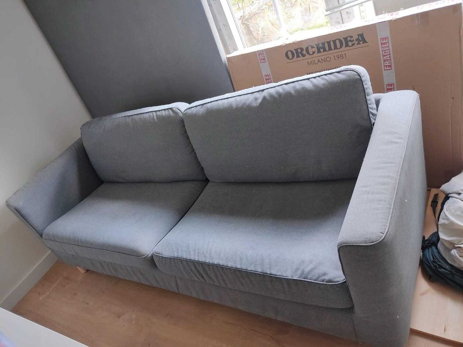 Sofá IKEA PÄRUP 3 lugares - Cinzento (Como novo)