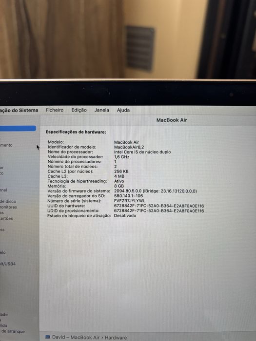 MacBook Air 2019 (Intel) Gold 13.3” Used Grade B