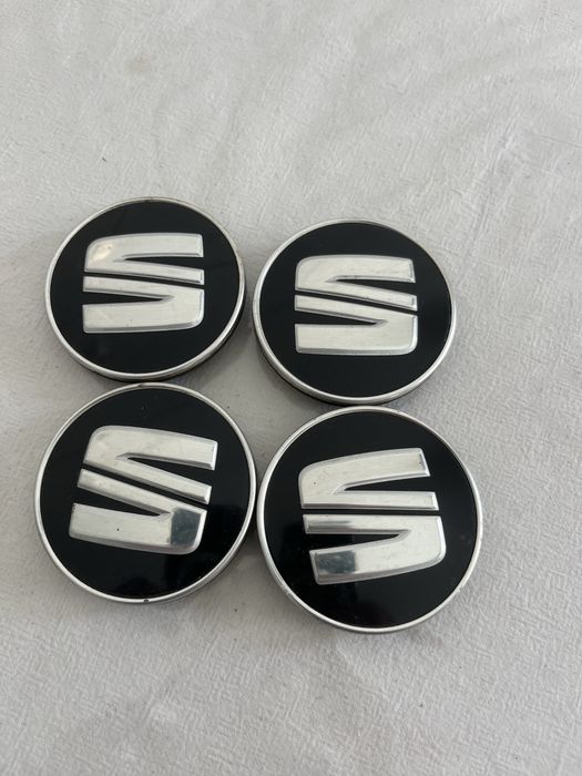 Centros tampas de jante seat 57mm usados originais