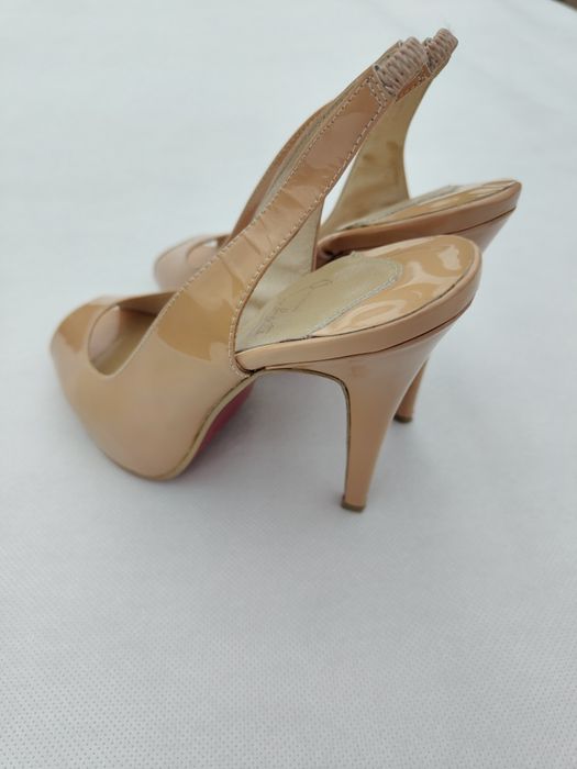 Buty na obcasie obcasy szpilki Christian Louboutin rozmiar 37 skóra