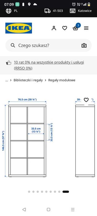 Regał Kallax Ikea