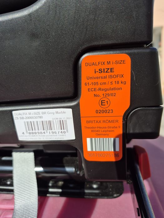 Cadeira Auto Britax Römer Dual M I-size