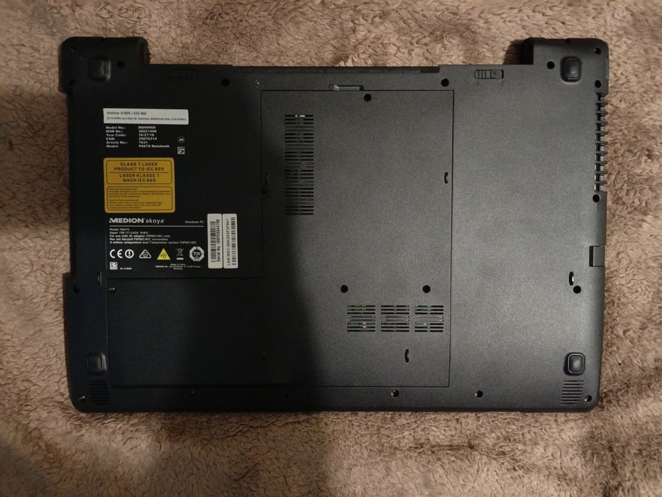 Корпус для ноутбука Medion Akoya P6670