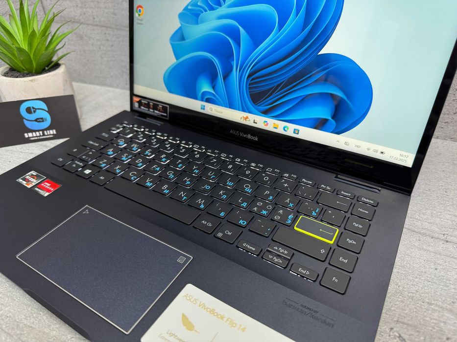 Сенсорний ноутбук Asus Vivobook Flip 14 TP420IA/Ryzen 5/14"/256gb ssd