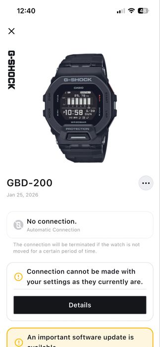 Casio G‑Shock GBD‑200‑1DR Black 100% оригінал