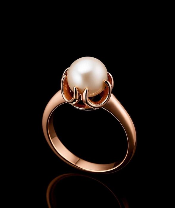 Золота каблучка 583ʼʼ з перлиною