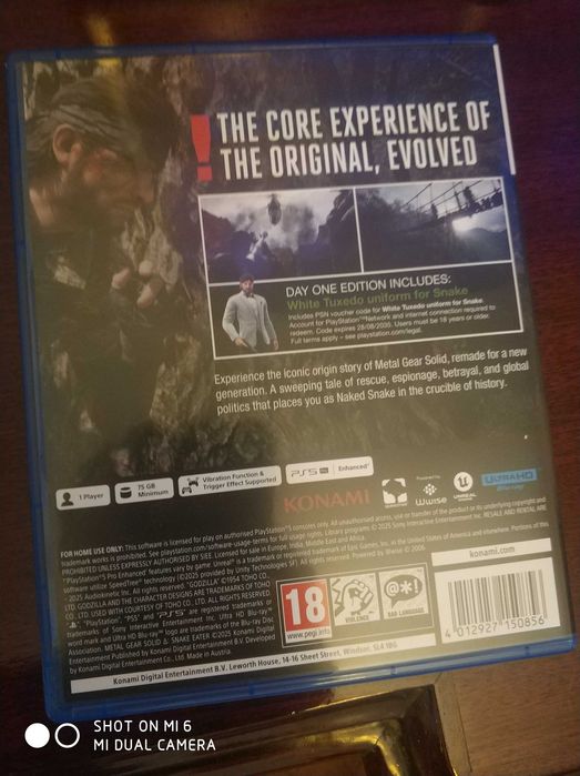 Metal Gear Solid Delta Snake Eater Ps5