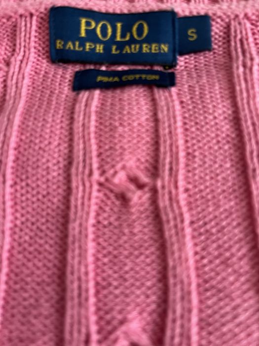 Sweter Polo Ralph Lauren różowy S