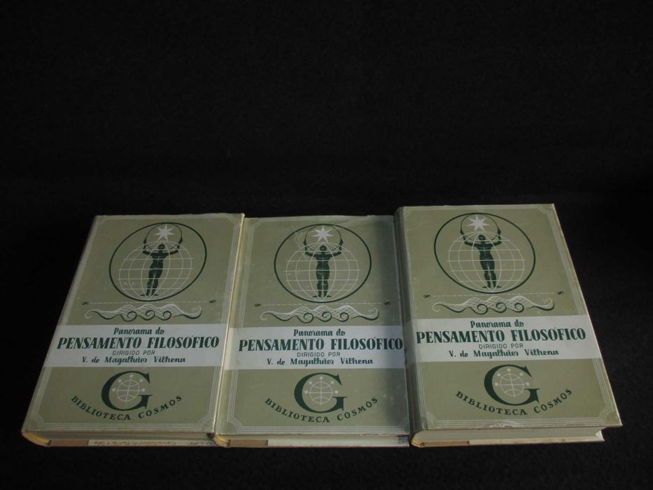 Livros Panorama do Pensamento Filosófico V. de Magalhães Vilhena 3 Vol