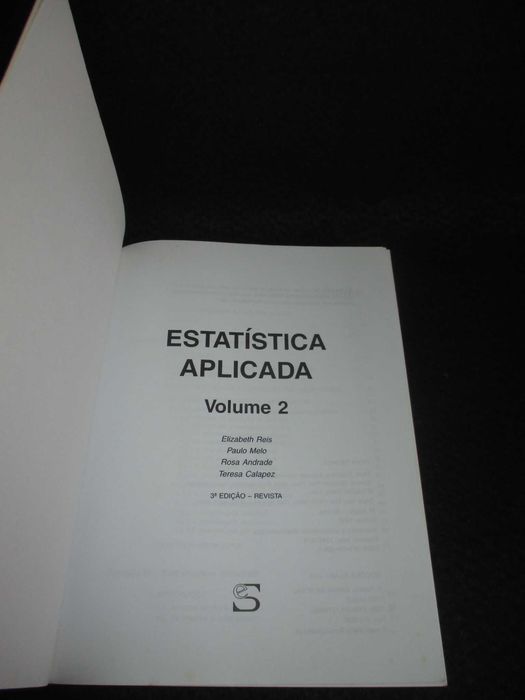 Livros Estatística Aplicada Elizabeth Reis 2 Volumes