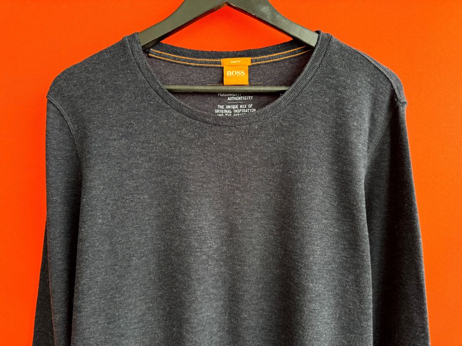 HUGO BOSS Оригінал чоловіча кофта футболка з довгим рукавом лонгслів розмір XL