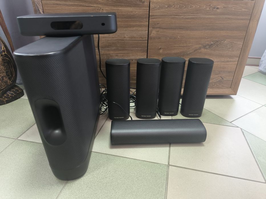 Kino domowe Harman Kardon HKSURROUNDBLKEP czarny 370 W 5.1