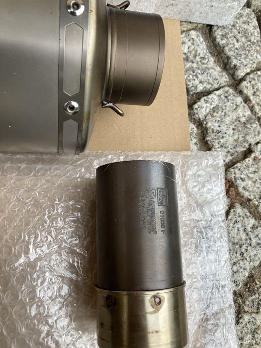 BMW G310 R GS full Akrapovic Racing line tlumik wydech jak nowy