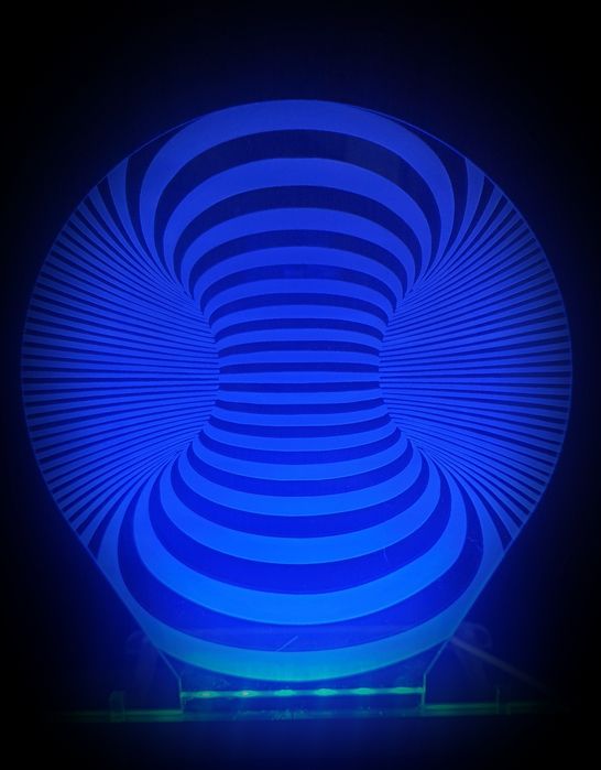 Designerska statuetka - tunel czasoprzestrzeni  3D RGB