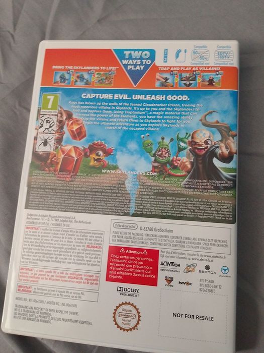Skylander trap team wii