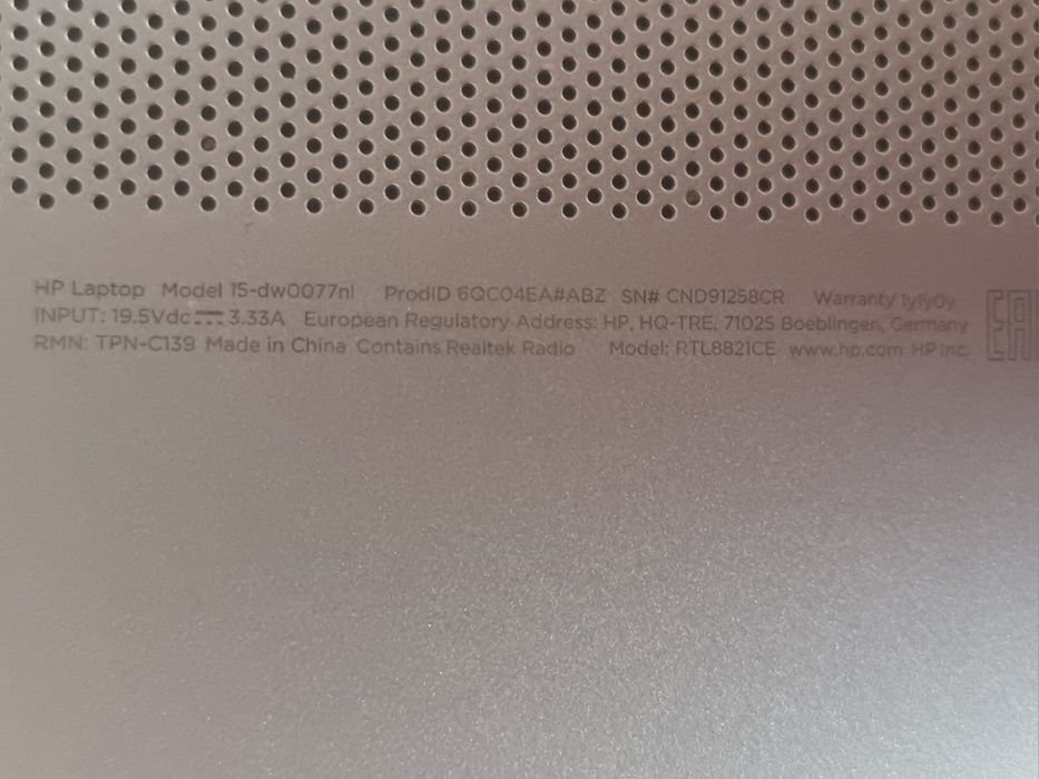 Portátil HP 15 i7 I 12GB Ram I SSD 256

MX130|