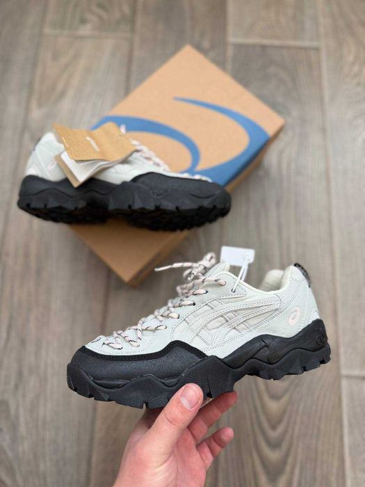 ‼️НОВІ Кросівки ASICS Gel-Pickax Light Grey Black