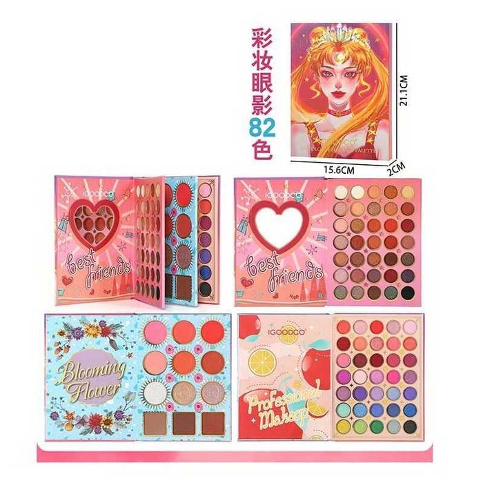 Дитяча косметика, палетки з косметикою, два види