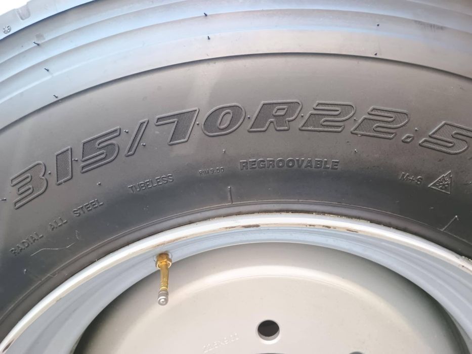 Koła 315/70R22.5 8 otworów do przyczepy HL  Brandys Autosan