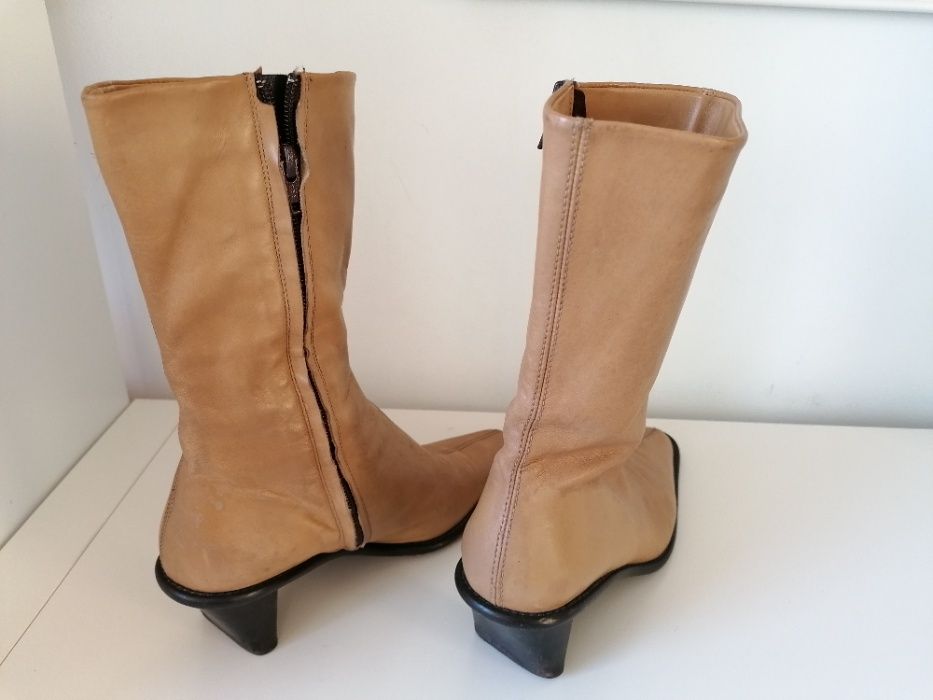 Botas de pele vintage