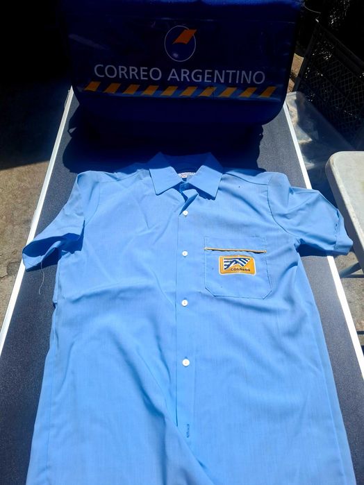 Fardamento e mala de correios Argentina