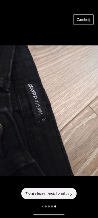 Bermudy kolarki wysoki stan Cropp czarne