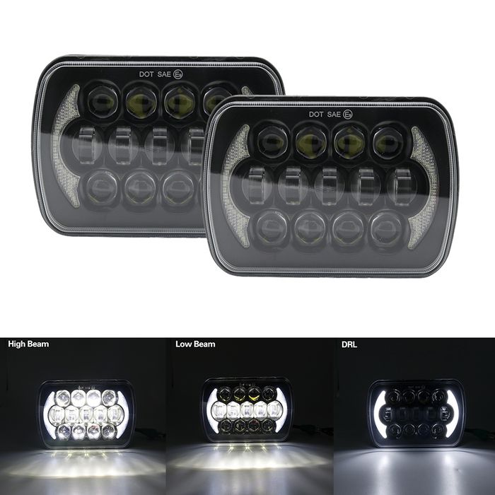 Faróis Led ( Cherokee / Patrol / Wrangler )