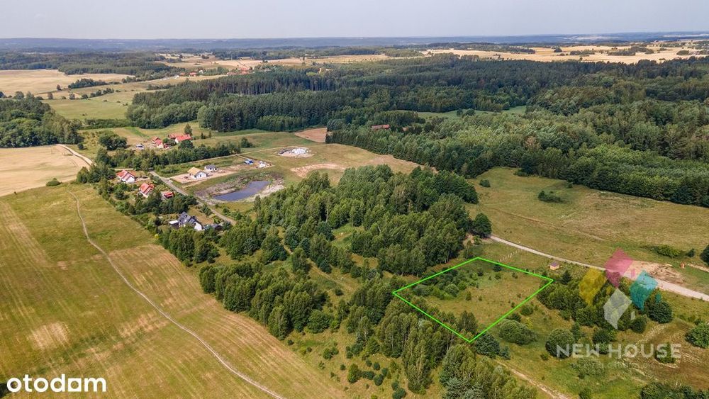 Różnowo, kameralna działka w otoczeniu lasu