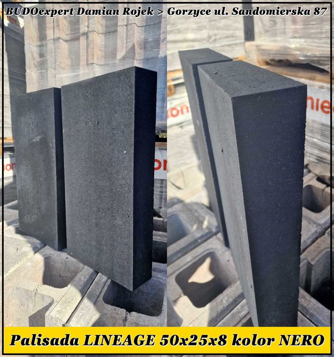 Palisada betonowa ARKADA 40/60/80 jak hestra GRAFIT SZARA Kurier HIT!