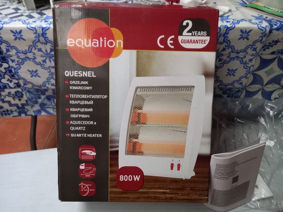 Aquecedor halogéneo, pequeno,