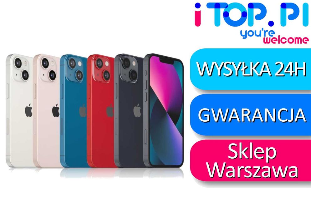iPhone 13 mini 128gb BATERIA 100% Klasa PREMIUM Gwarancja 12 miesięcy