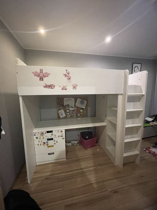 REZERWACJA Łóżko piętrowe z biurkiem Ikea