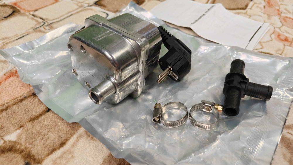 Передпусковий підігрівач рідини антифризу 220В 2 кВт автономка обігрівач